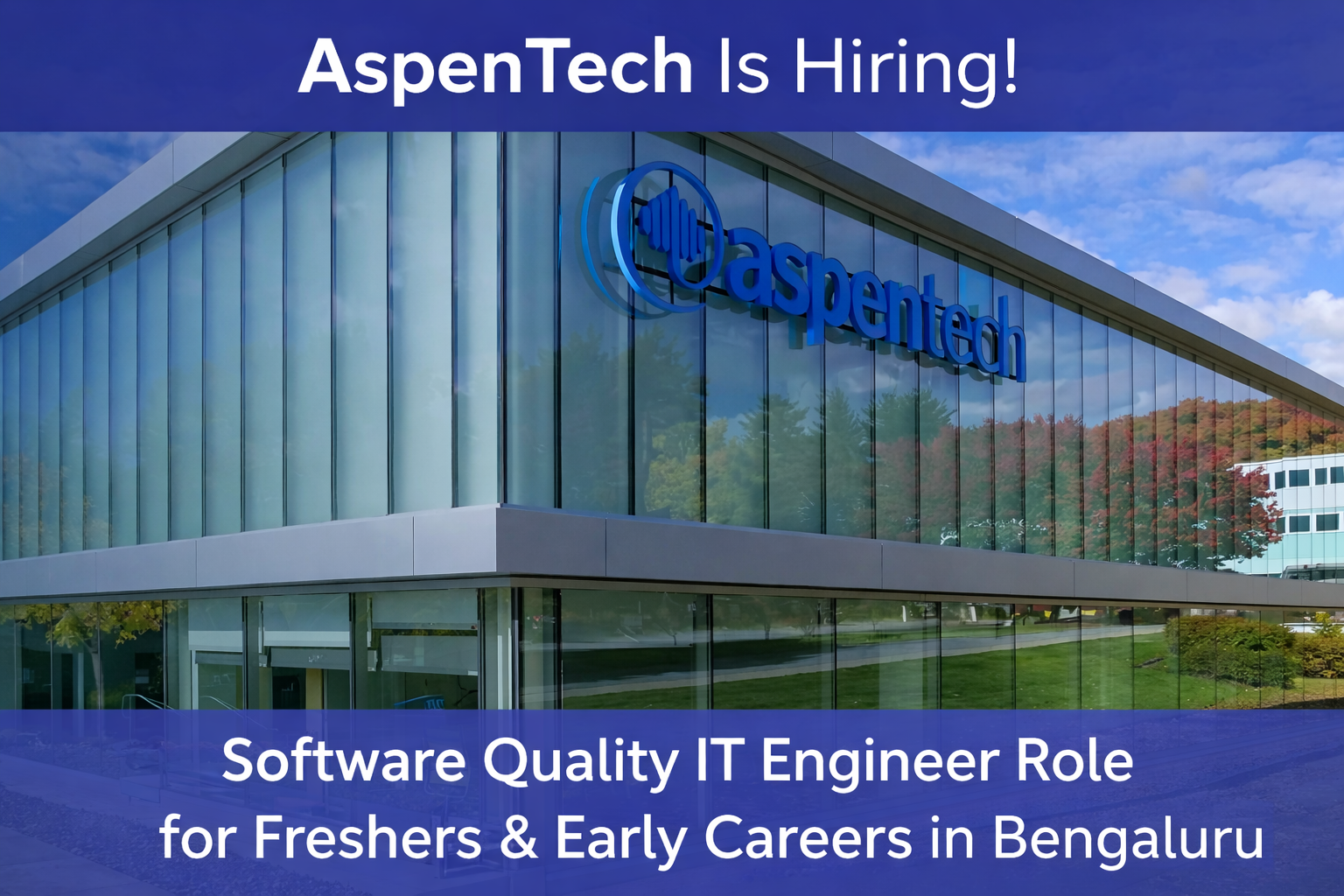 AspenTech Software Quality IT Engineer Jobs in Bengaluru for Freshers