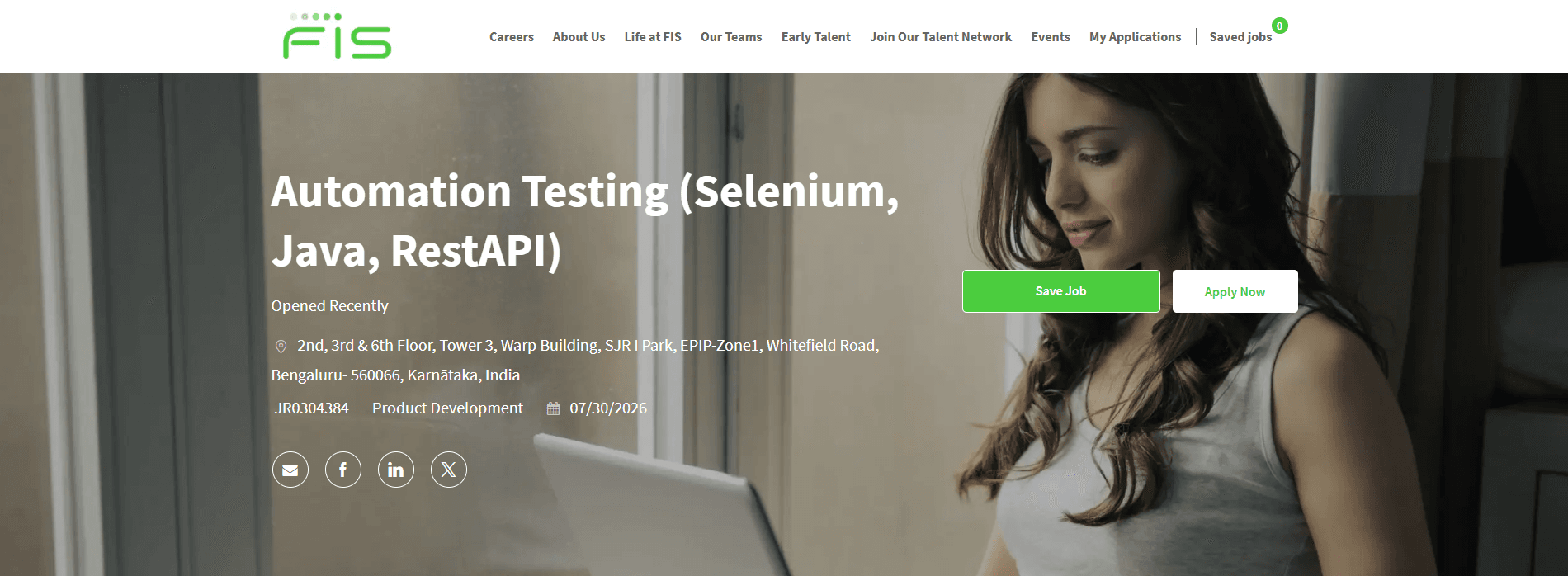 Automation Test Engineer – Bengaluru Fintech (Selenium/Java)
