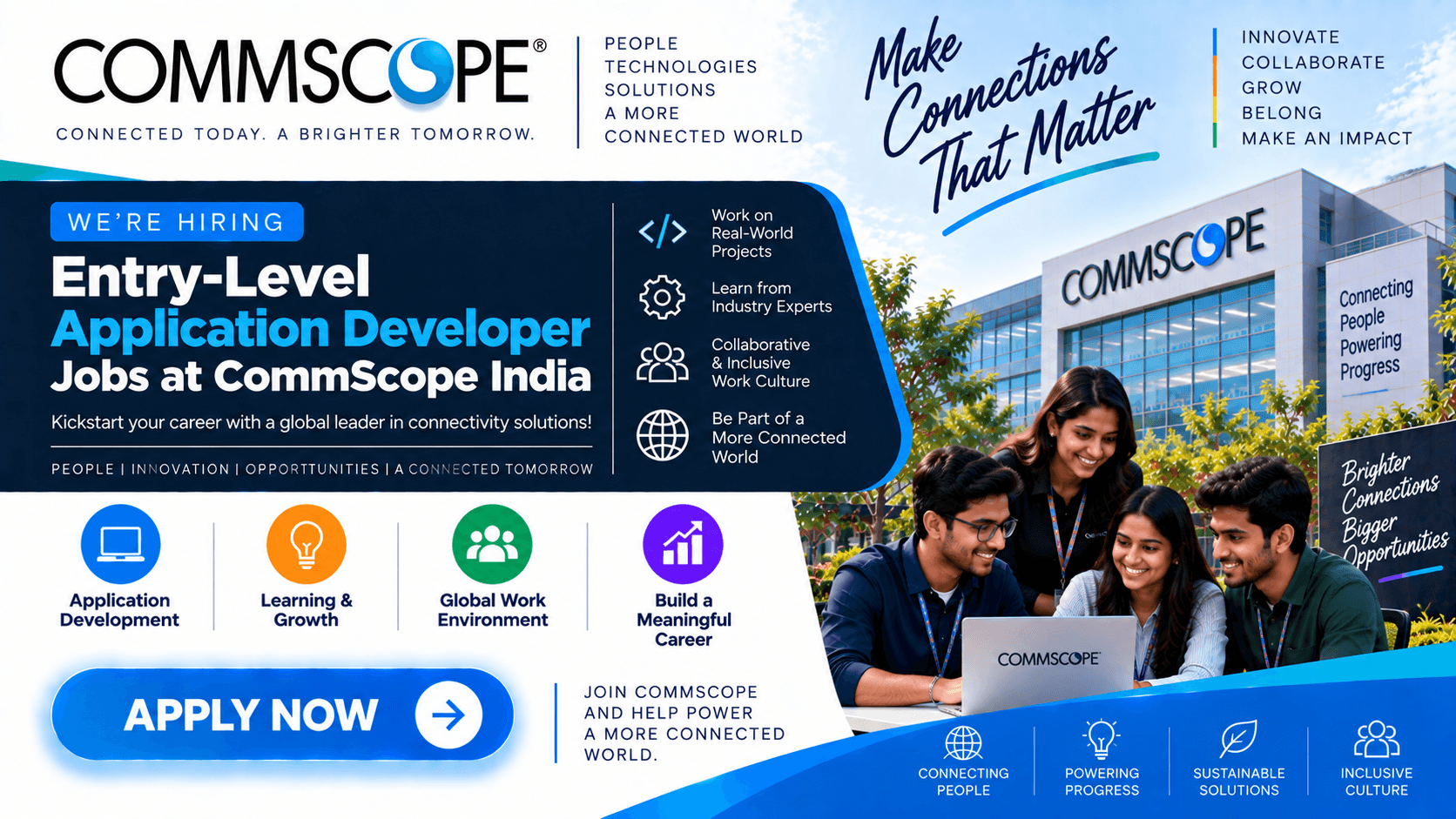 Entry-Level Application Developer Jobs at CommScope India – Apply Now!